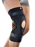 GenuFIT 25A Ortesi per ginocchio in tessuto AirX™ con aste articolate policentriche a controllo F-E, corta apribile