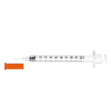 Siringa Insu/Light® per insulina con spazio nullo e ago termosaldato 0,3 ml Con ago 29G - 0,33x12,7 mm