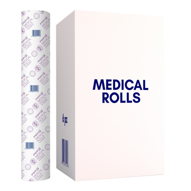 MEDICAL ROLL - lenzuolino carta lettino cartone X 6 pezzi CODICE: LI8H060.