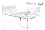 Letto Degenza Elettrico - 3 Snodi - 1 Piazza E Mezza - Larghezza 120 Cm - Serie Tulipano